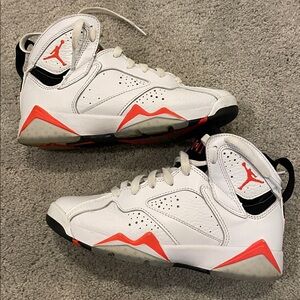 Air Jordan 7 retro white infrared-big kids